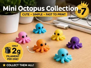 Mini Octopus Fidget - Micro Zoo