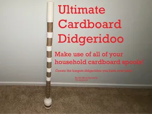 Recycled Cardboard Spool Didgeridoo Kit