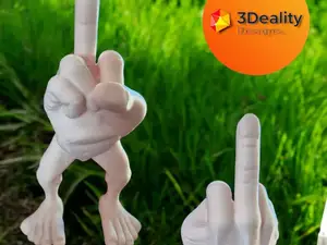 Middle finger man 