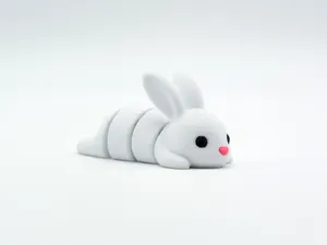 Flexi Bunny Rabbit - Articulated Keychain