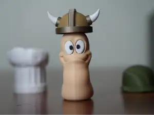 Worms game with hats (w/magnets) - no ams