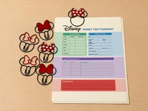 Minnie Ears Paper Clip - 3 Styles