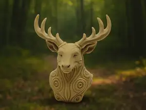 Ornament-Hirsch der Wildnis