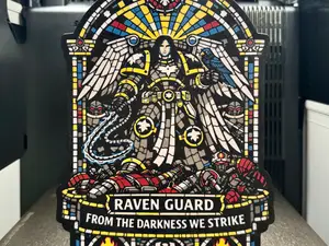 Corvus Corax Raven Guard 40k Lightbox Space Marine