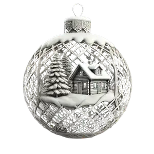 Christmas village bauble/ornament