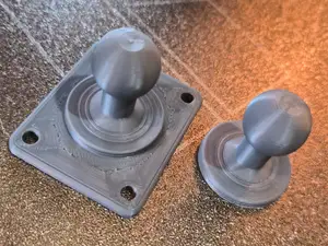 Reinforced 17mm and 20mm Ball Mount, AMPS 30×38mm