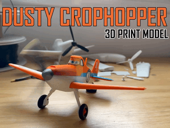 Dusty Crophopper - Printable Disney Plane