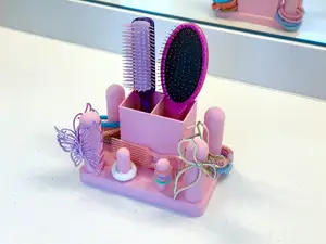Comb, Hair Tie and Hair Clip Holder