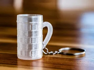 Beer Glass Keychain