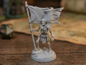 The Bone Banner - Undead Standard Bearer