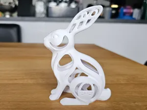Modern Organic Easter Bunny | Elegant Home Decor