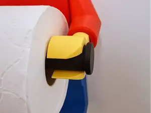 Remixed Hands -  Brick Man Toilet Paper Holder