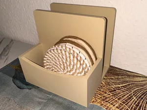 Napkin Holder with Caddy for Salt & Pepper Shakers