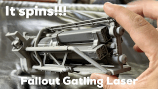 Fallout Gatling Laser With Spinning Barrels