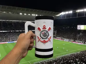 Porta-Lata do Corinthians Com Alça
