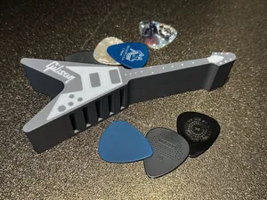 Halter für Gitarrenplektrum - Gibson Flying V