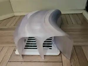 Quiet Directional Floor Vent Airflow Redirector
