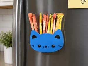 Cute Cat Fridge Treat Holder-Magnetic Churu Holder