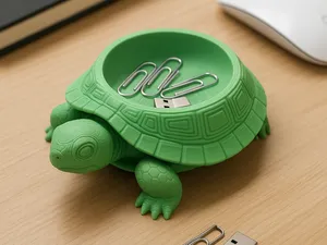Turtle Desk Companion Bowl Organizer