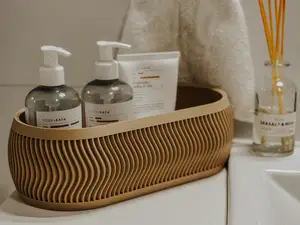 Long Modern Planter & Multi-Purpose Organizer
