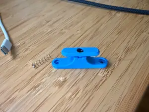 Violin case bow holder