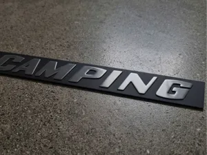 VW Camping Badge