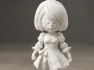 Yorha no. 2 type B Bust 3D Print Model 245
