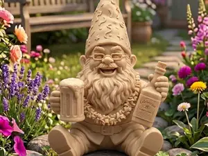 Party Dwarf / Gnome With Alcohol