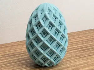 Patterned Easter Egg