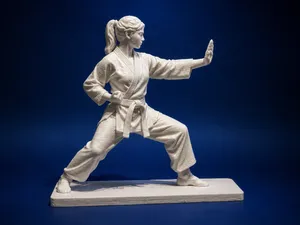 Karate Zenkutsu-Dachi Sculpture