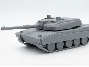 French Leclerc Main Battle Tank 3D Model
