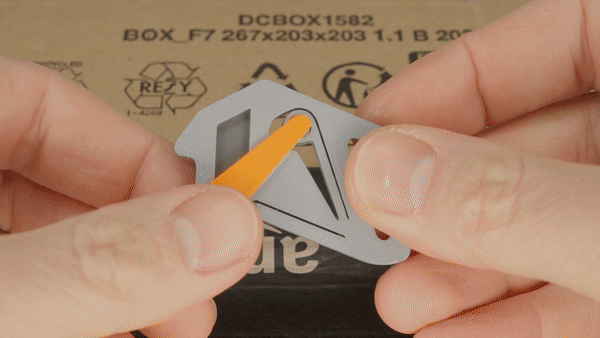 Safe Package Opener - Utility Knife with Cutter Blade break-off segment