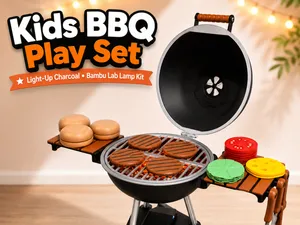 BBQ Play set with light up charcoal!