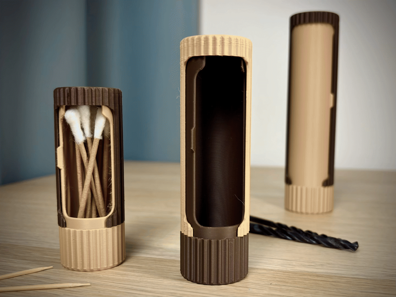Storage Capsule | Twist Container | Organizer