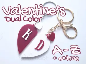 Valentine's: Half Hearts - Dual Color