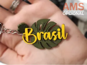 Brasil Chaveiro Feminino