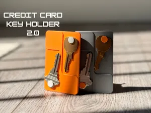 3D-модели ключей и держателей для Alutech