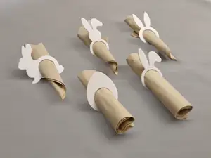 5 x Easter Napkin Rings
