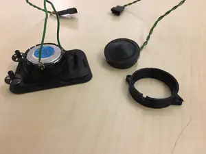 e39 Türlautsprecher Halterung DSP/Hifi System