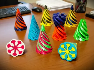 Passthrough Vortex Spiral Fidget Cone 2.gen