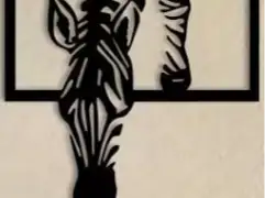 Wand Bild Serie Zebra