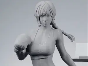 female boxer