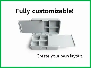 Parametric storage box with customizable dividers