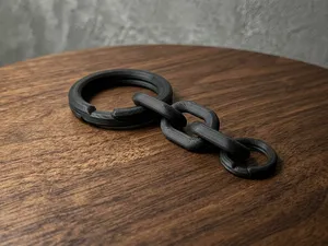 Corrente Com Argola Para Chaveiro Resistente 