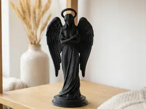 Elegant Angel Figurine with Outstretched Wings