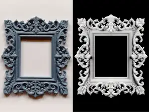 Cornice rettangolare fregio decorativo