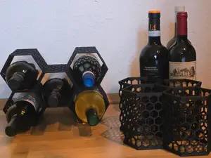 Wine Hive - The fully modular wine and bottle rack