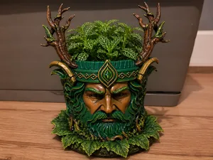 Svarog slavic mitology planter pot
