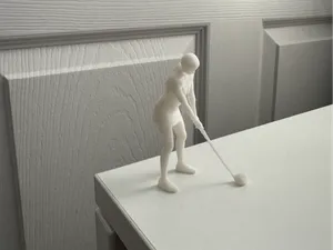 Girl Golfing