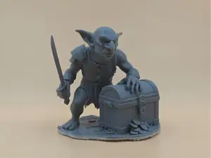 Goblin Guarding Treasure Chest